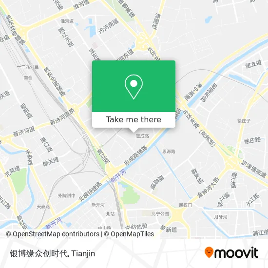 银博缘众创时代 map