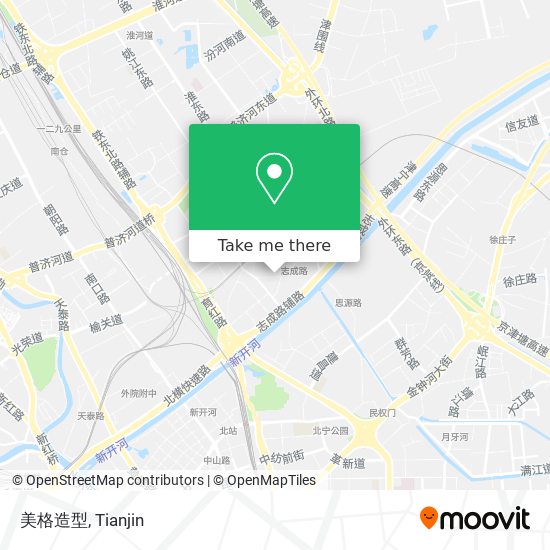 美格造型 map