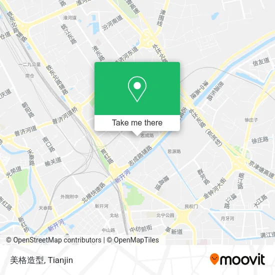 美格造型 map