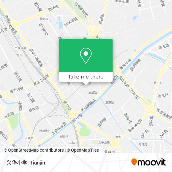 兴华小学 map