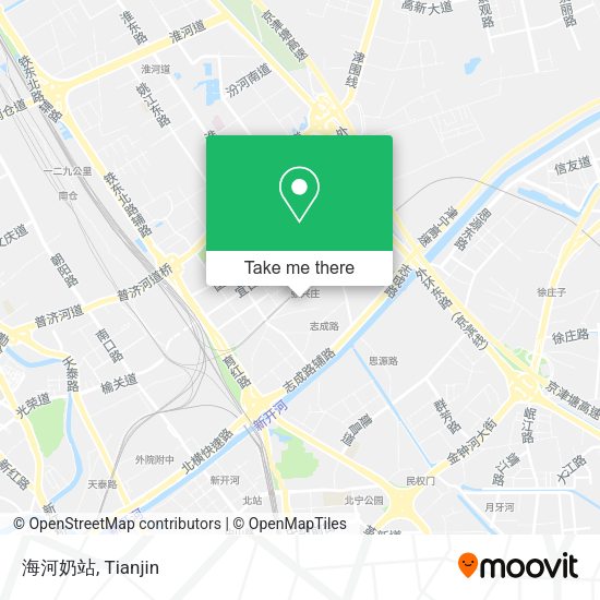 海河奶站 map