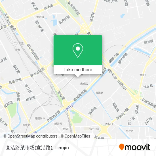 宜洁路菜市场 map