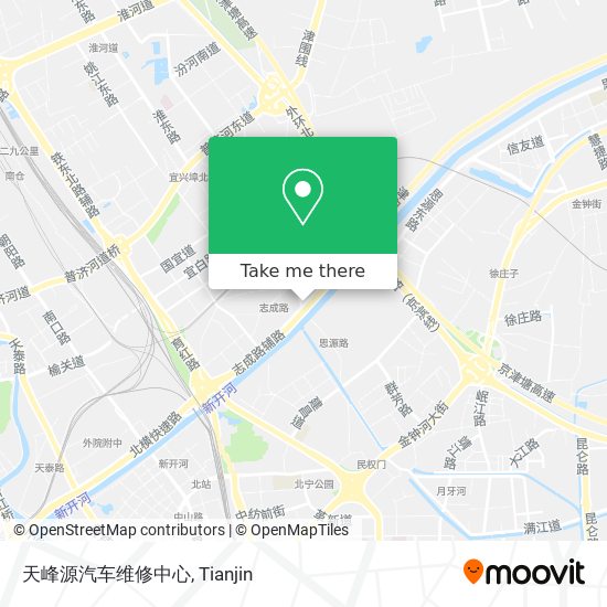 天峰源汽车维修中心 map