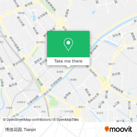 博德花园 map