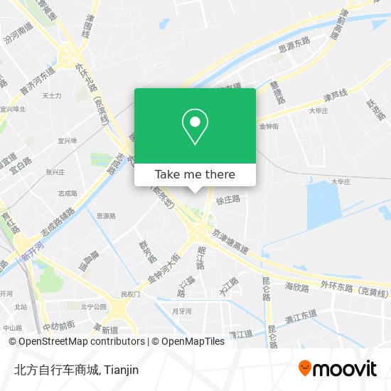 北方自行车商城 map