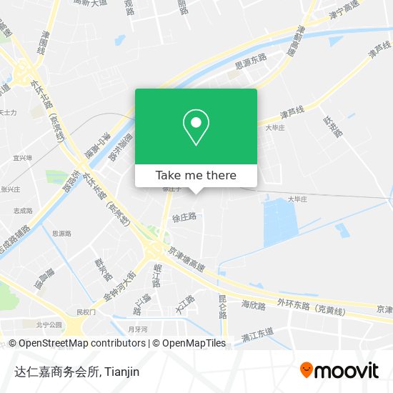 达仁嘉商务会所 map