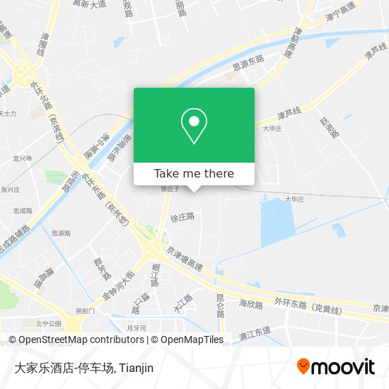 大家乐酒店-停车场 map