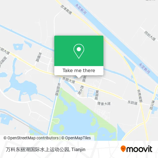 万科东丽湖国际水上运动公园 map