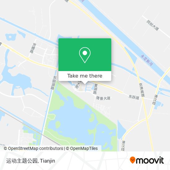 运动主题公园 map