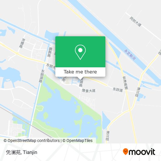 凭澜苑 map