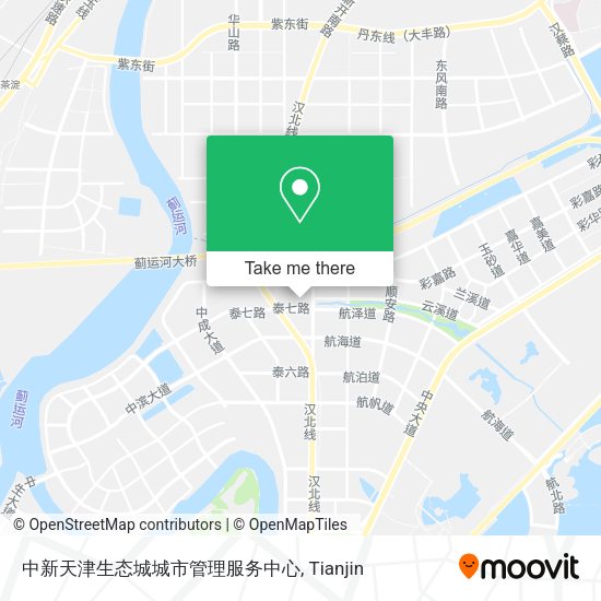 中新天津生态城城市管理服务中心 map