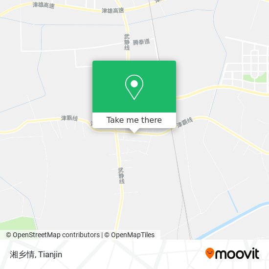 湘乡情 map