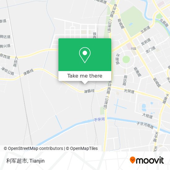利军超市 map