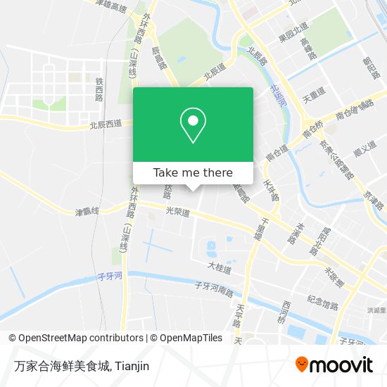 万家合海鲜美食城 map