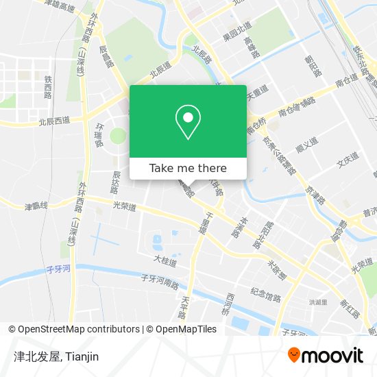 津北发屋 map