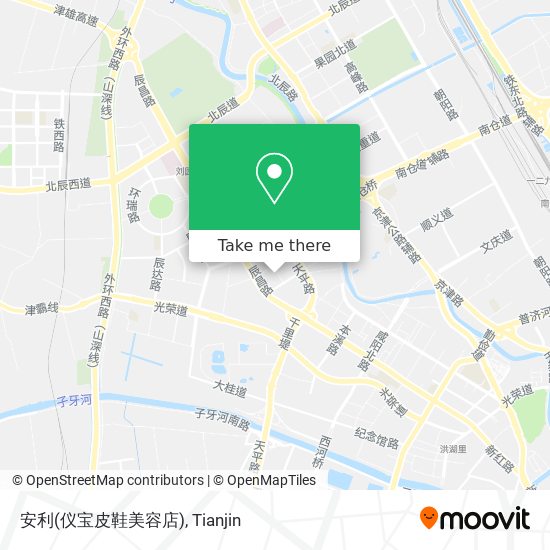 安利(仪宝皮鞋美容店) map