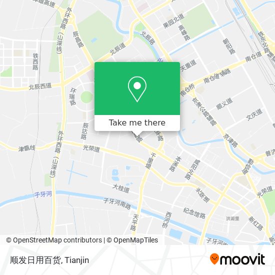 顺发日用百货 map