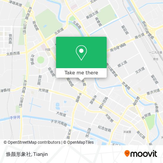 焕颜形象社 map