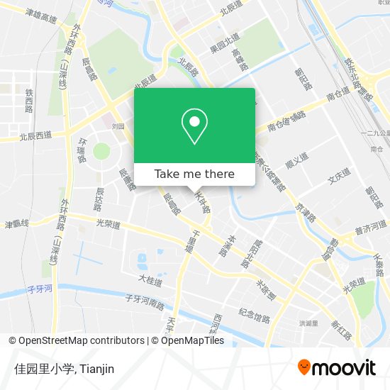 佳园里小学 map