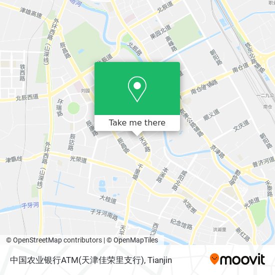 中国农业银行ATM(天津佳荣里支行) map