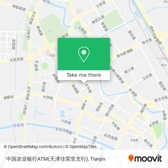 中国农业银行ATM(天津佳荣里支行) map