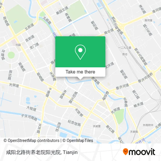 咸阳北路街养老院阳光院 map