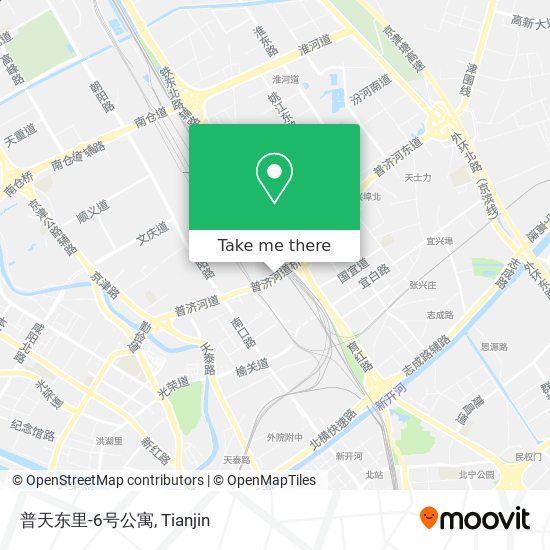 普天东里-6号公寓 map