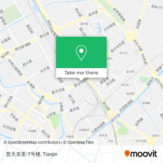 普天东里-7号楼 map