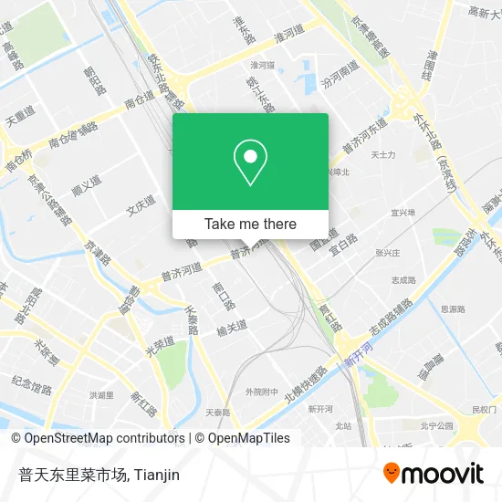 普天东里菜市场 map