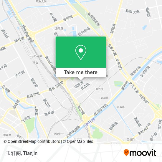 玉轩阁 map