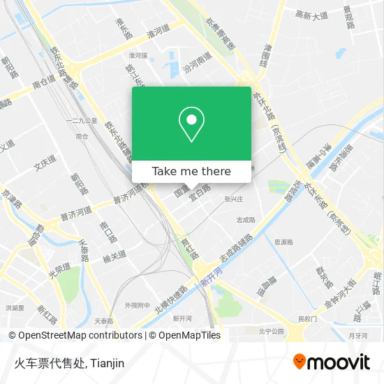 火车票代售处 map