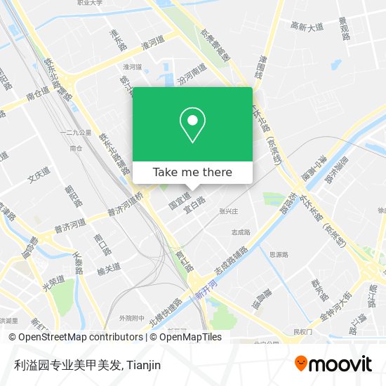 利溢园专业美甲美发 map