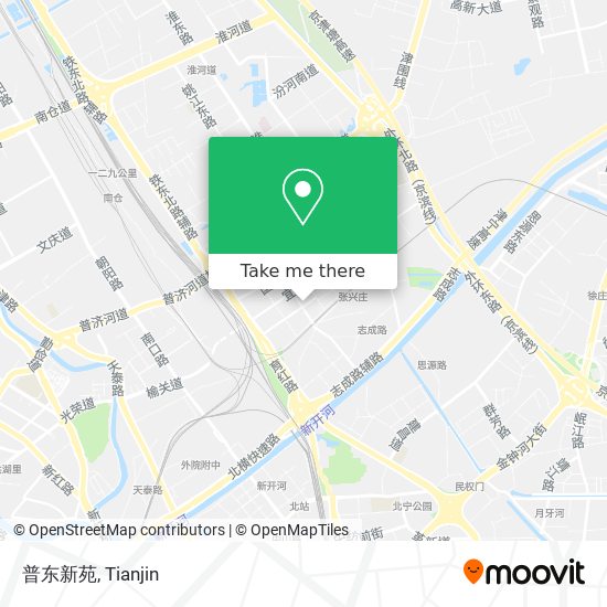 普东新苑 map
