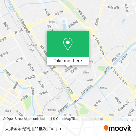 天津金帝宠物用品批发 map