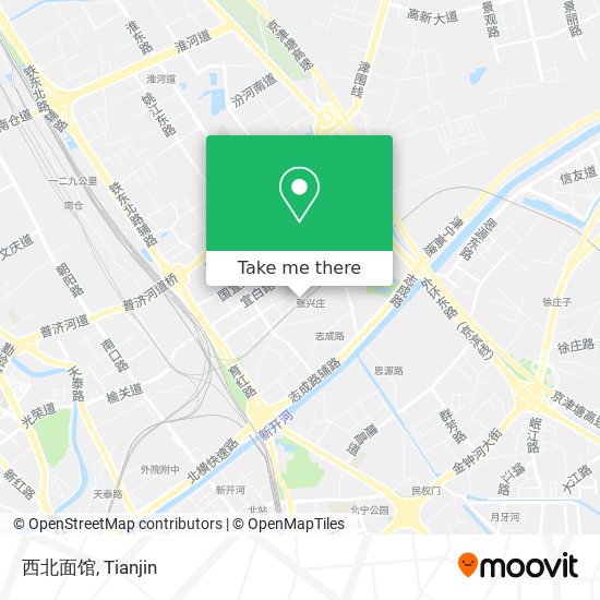 西北面馆 map