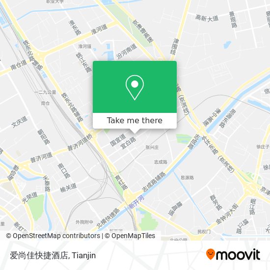 爱尚佳快捷酒店 map