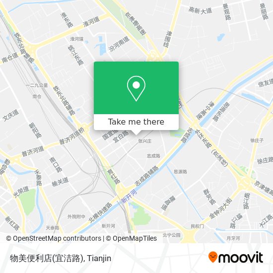物美便利店(宜洁路) map