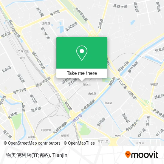 物美便利店(宜洁路) map