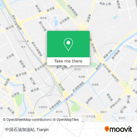 中国石油加油站 map