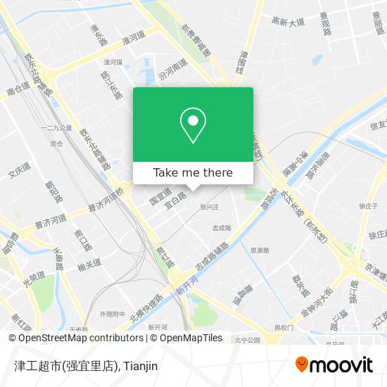 津工超市(强宜里店) map