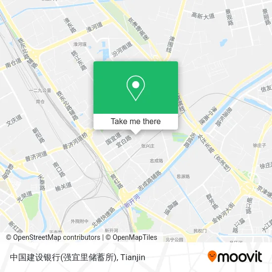 中国建设银行(强宜里储蓄所) map