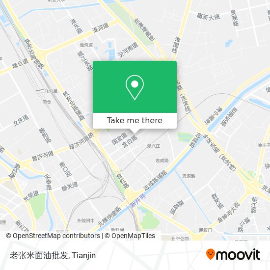 老张米面油批发 map