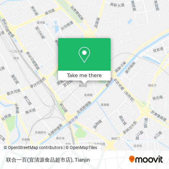 联合一百(宜清源食品超市店) map