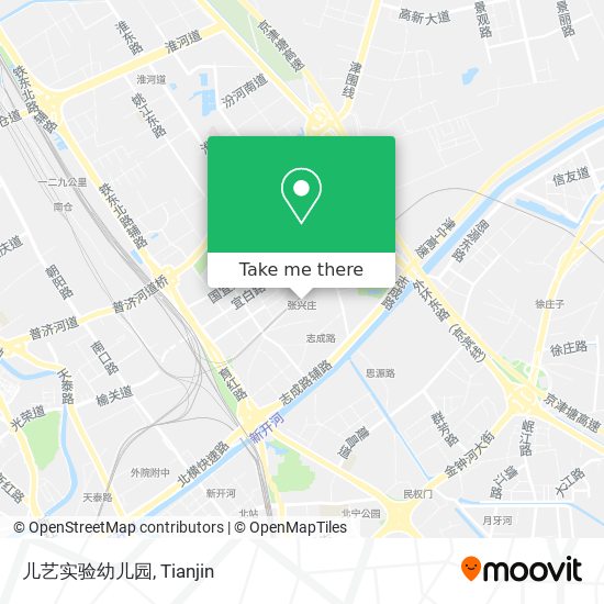 儿艺实验幼儿园 map