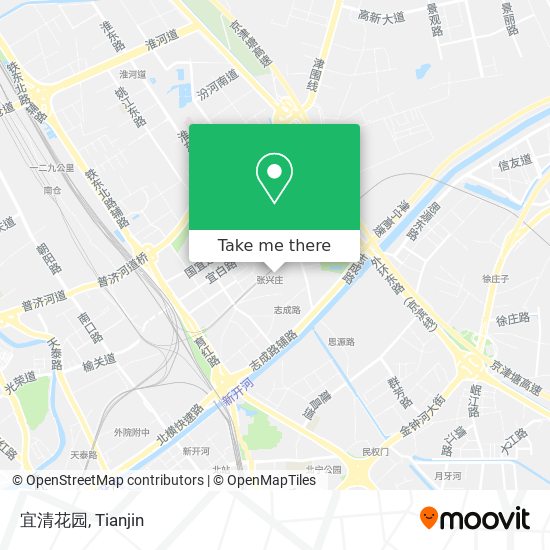 宜清花园 map
