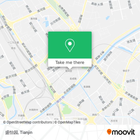 盛怡园 map