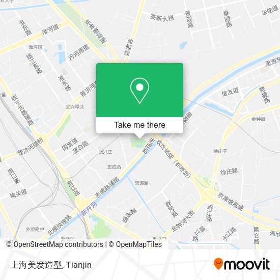 上海美发造型 map