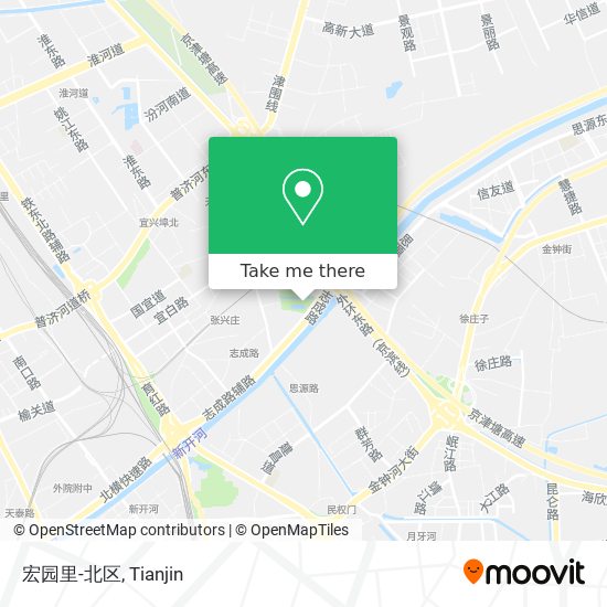 宏园里-北区 map