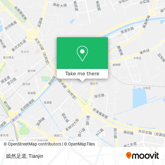 嫣然足道 map
