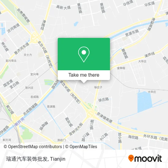 瑞通汽车装饰批发 map
